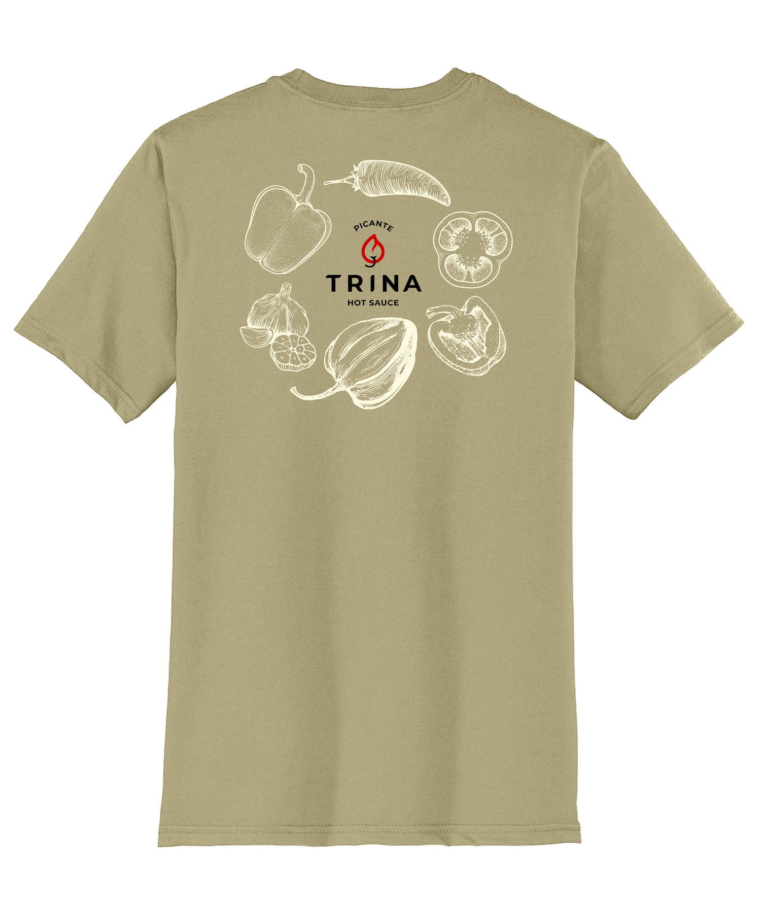 Beige Trina Hot Sauce T-Shirt