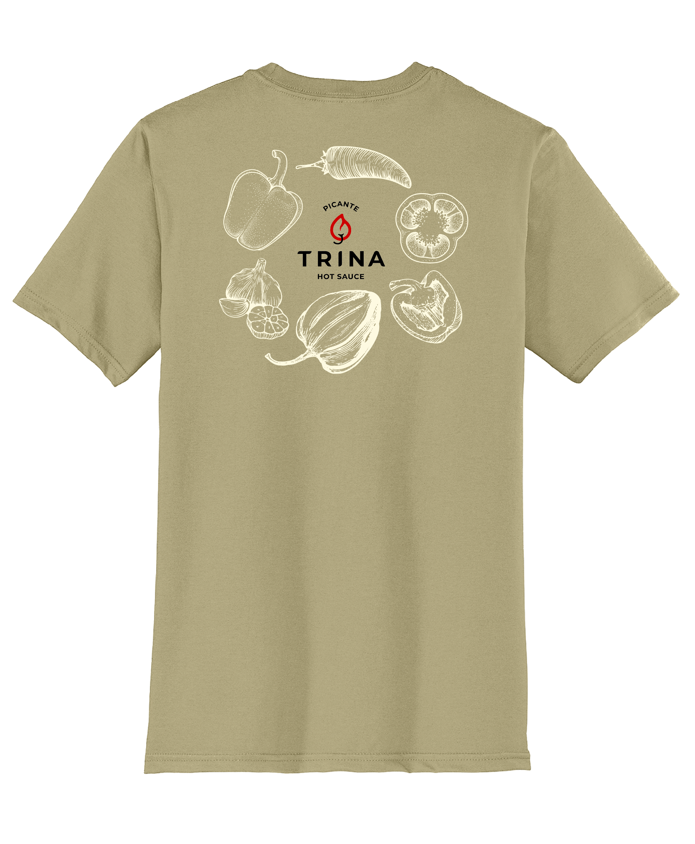 Beige Trina Hot Sauce T-Shirt