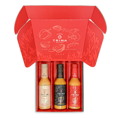 TRINA Hot Sauce Variety 3-Pack
